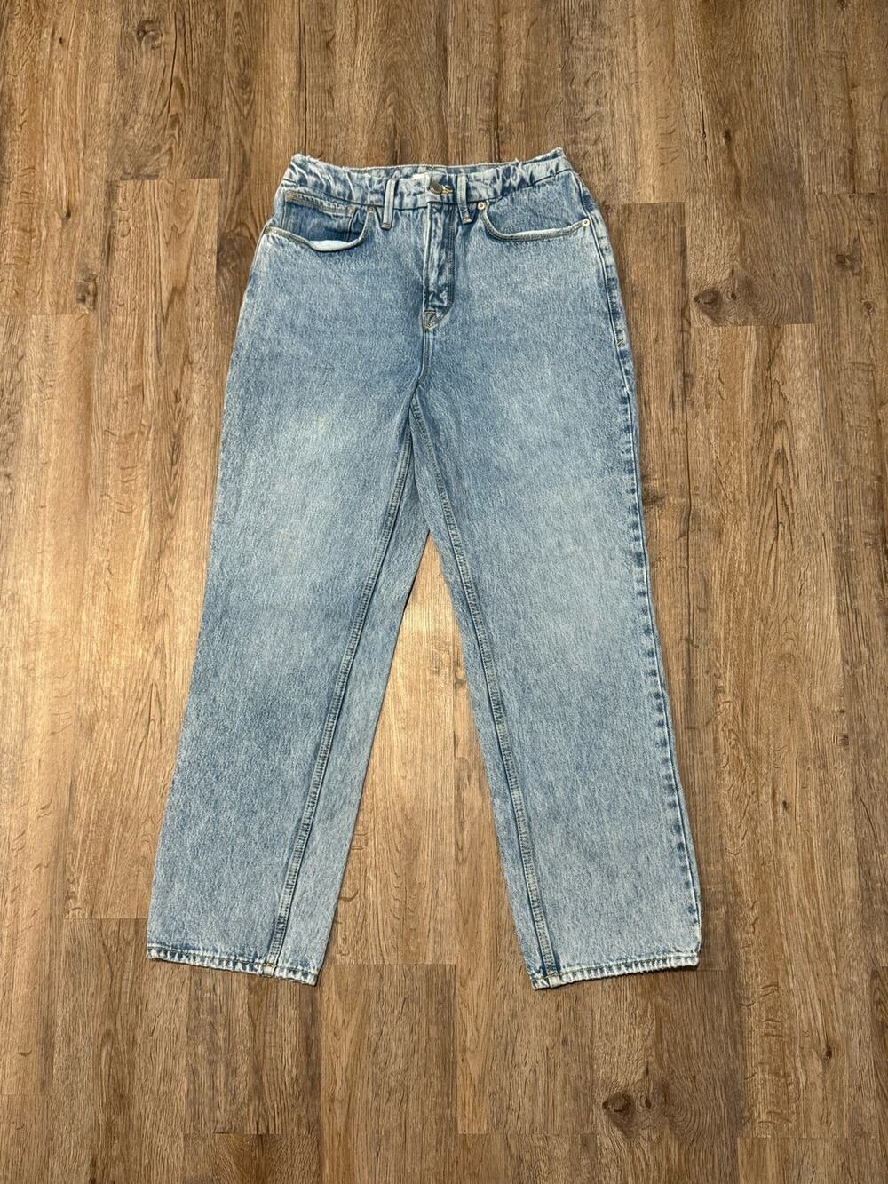 Good American Women's '90s Duster Straight Leg Jeans Size 28